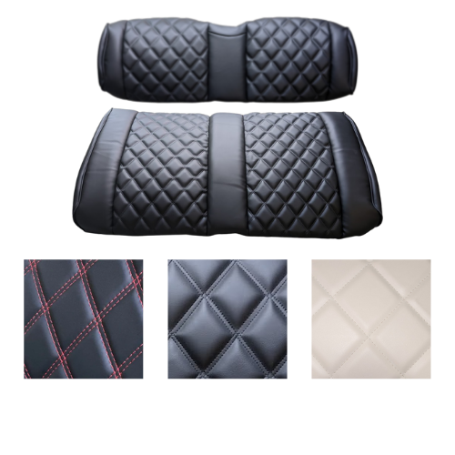 Deluxe Padded Seat Cover with Diamond Stitching